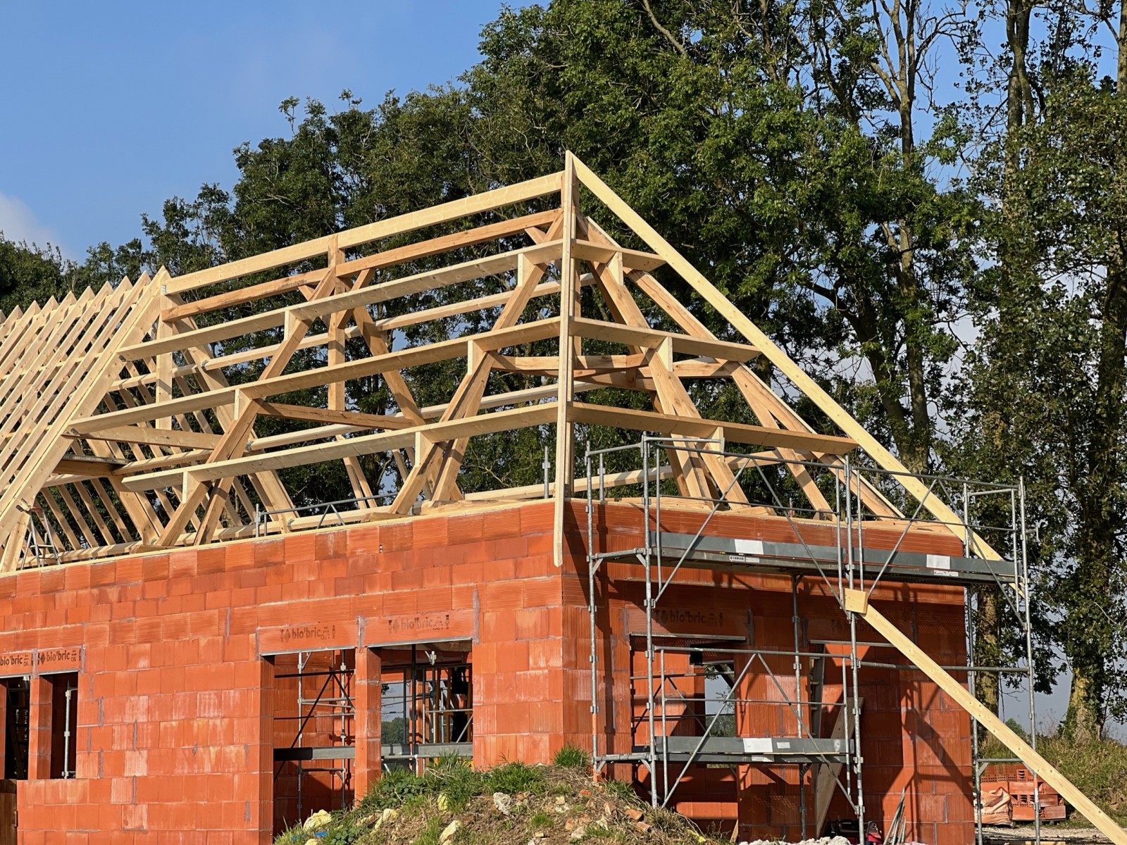 Charpente — savoir-faire HS Toiture